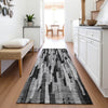 Piper Looms Mayfield Stripes AMF1079 Gray Machine Washable Area Rug Runner Lifestyle Image Feature