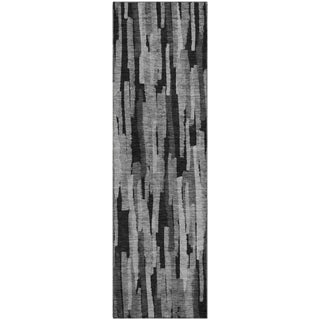 Piper Looms Mayfield Stripes AMF1079 Gray Machine Washable Area Rug Runner Main Image