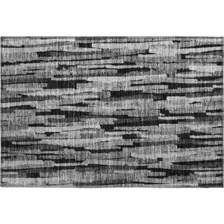 Piper Looms Mayfield Stripes AMF1079 Gray Machine Washable Area Rug Scatter Main Image
