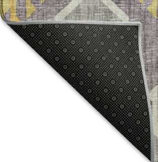 Piper Looms Mayfield Tribal Boho AMF108 Purple Machine Washable Area Rug Backing Image