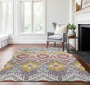 Piper Looms Mayfield Tribal Boho AMF108 Purple Machine Washable Area Rug Lifestyle Image Feature