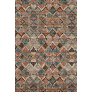 Piper Looms Mayfield Geometric AMF1080 Brown Machine Washable Area Rug main image