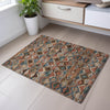 Piper Looms Mayfield Geometric AMF1080 Brown Machine Washable Area Rug Scatter Lifestyle Image Feature