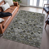 Piper Looms Mayfield Geometric AMF1080 Gray Machine Washable Area Rug Lifestyle Image Feature