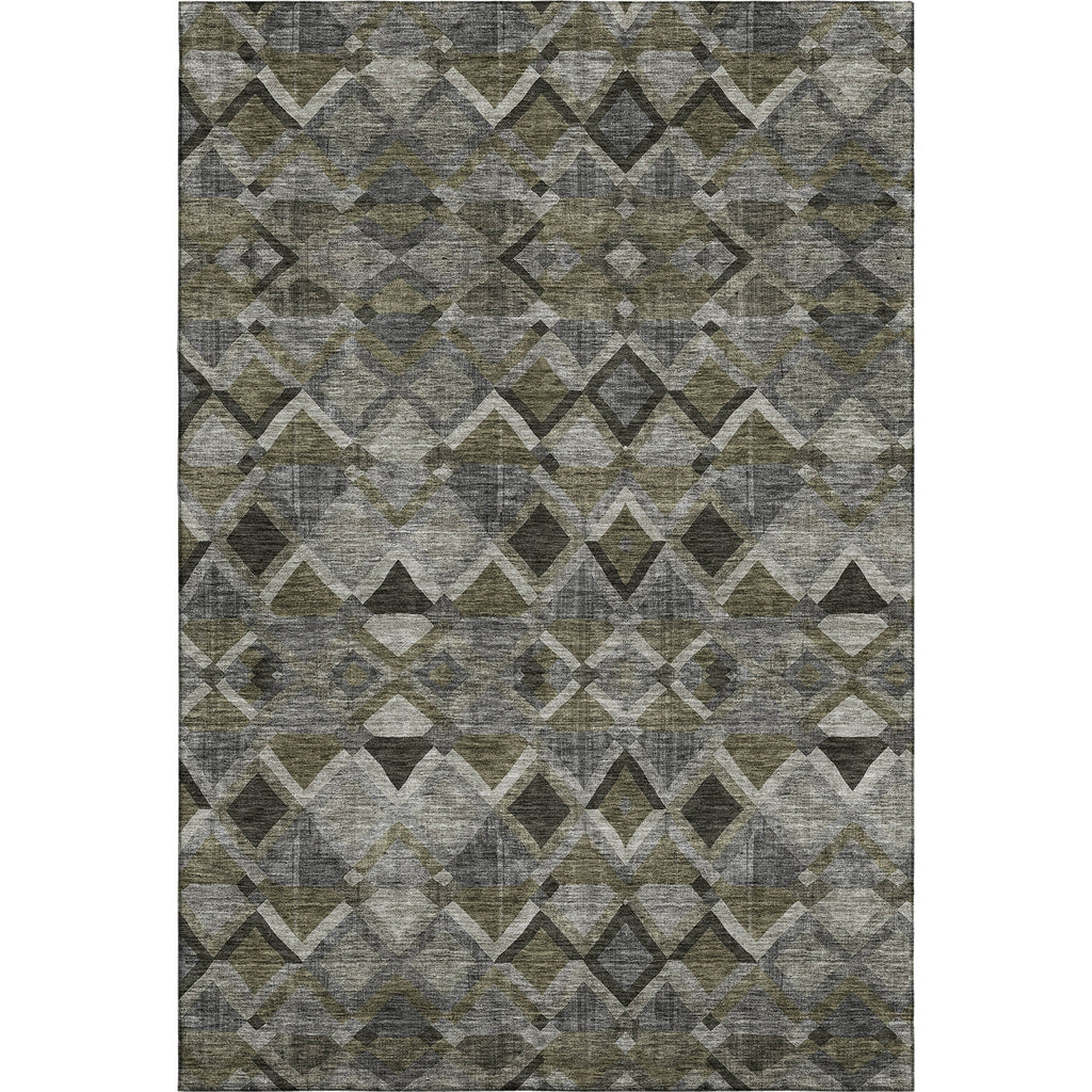 Piper Looms Mayfield Geometric AMF1080 Gray Machine Washable Area Rug main image
