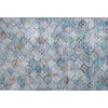 Piper Looms Mayfield Geometric AMF1081 Blue Machine Washable Area Rug Scatter Main Image