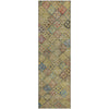 Piper Looms Mayfield Geometric AMF1081 Gold Machine Washable Area Rug Runner Main Image