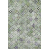 Piper Looms Mayfield Geometric AMF1081 Green Machine Washable Area Rug main image
