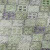 Piper Looms Mayfield Geometric AMF1081 Green Machine Washable Area Rug Swatch Image