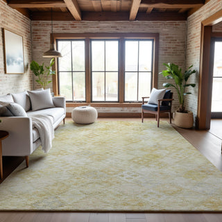 Piper Looms Mayfield Geometric AMF1081 Linen Machine Washable Area Rug Lifestyle Image Feature