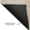 Piper Looms Mayfield Geometric AMF1081 Pink Machine Washable Area Rug Backing Image
