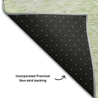 Piper Looms Mayfield Geometric AMF1081 Sage Machine Washable Area Rug Backing Image
