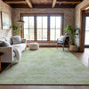 Piper Looms Mayfield Geometric AMF1081 Sage Machine Washable Area Rug Lifestyle Image Feature