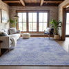 Piper Looms Mayfield Geometric AMF1081 Sky Machine Washable Area Rug Lifestyle Image Feature