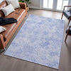 Piper Looms Mayfield Geometric AMF1081 Sky Machine Washable Area Rug Lifestyle Image Feature