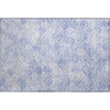 Piper Looms Mayfield Geometric AMF1081 Sky Machine Washable Area Rug Scatter Main Image