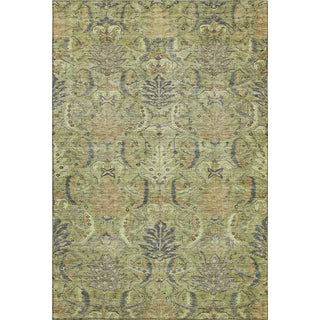 Piper Looms Mayfield Damask AMF1082 Aloe Machine Washable Area Rug main image