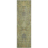 Piper Looms Mayfield Damask AMF1082 Aloe Machine Washable Area Rug Runner Main Image