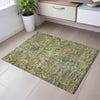 Piper Looms Mayfield Damask AMF1082 Aloe Machine Washable Area Rug Scatter Lifestyle Image Feature