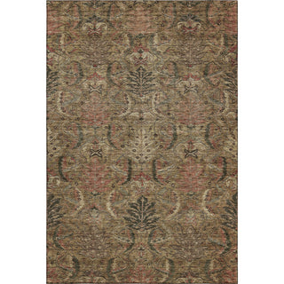 Piper Looms Mayfield Damask AMF1082 Brown Machine Washable Area Rug main image