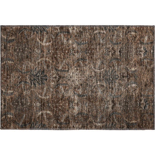 Piper Looms Mayfield Damask AMF1082 Fudge Machine Washable Area Rug Scatter Main Image