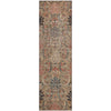 Piper Looms Mayfield Damask AMF1082 Khaki Machine Washable Area Rug Runner Main Image