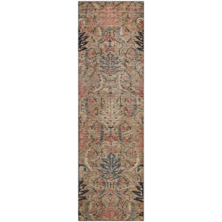 Piper Looms Mayfield Damask AMF1082 Khaki Machine Washable Area Rug Runner Main Image