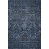 Piper Looms Mayfield Damask AMF1082 Navy Machine Washable Area Rug main image