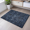 Piper Looms Mayfield Damask AMF1082 Navy Machine Washable Area Rug Scatter Lifestyle Image Feature