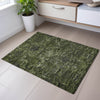 Piper Looms Mayfield Damask AMF1082 Olive Machine Washable Area Rug Scatter Lifestyle Image Feature