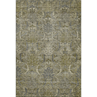 Piper Looms Mayfield Damask AMF1082 Taupe Machine Washable Area Rug main image