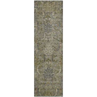 Piper Looms Mayfield Damask AMF1082 Taupe Machine Washable Area Rug Runner Main Image