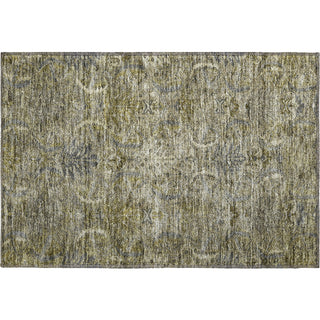 Piper Looms Mayfield Damask AMF1082 Taupe Machine Washable Area Rug Scatter Main Image