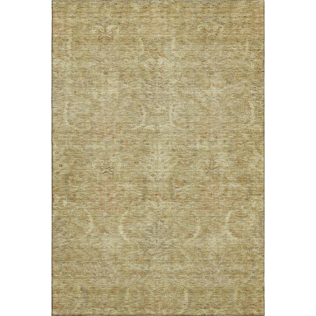 Piper Looms Mayfield Damask AMF1082 Wheat Machine Washable Area Rug main image