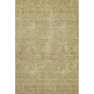 Piper Looms Mayfield Damask AMF1082 Wheat Machine Washable Area Rug main image
