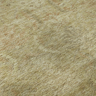 Piper Looms Mayfield Damask AMF1082 Wheat Machine Washable Area Rug Swatch Image