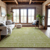 Piper Looms Mayfield Damask AMF1083 Aloe Machine Washable Area Rug Lifestyle Image Feature