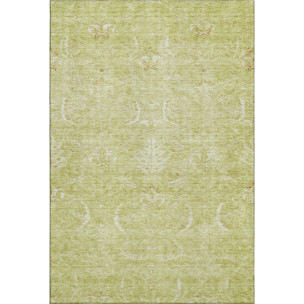 Piper Looms Mayfield Damask AMF1083 Aloe Machine Washable Area Rug main image