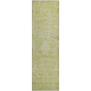 Piper Looms Mayfield Damask AMF1083 Aloe Machine Washable Area Rug Runner Main Image