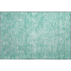 Piper Looms Mayfield Damask AMF1083 Aqua Machine Washable Area Rug Scatter Main Image