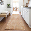 Piper Looms Mayfield Damask AMF1083 Salmon Machine Washable Area Rug Runner Lifestyle Image Feature