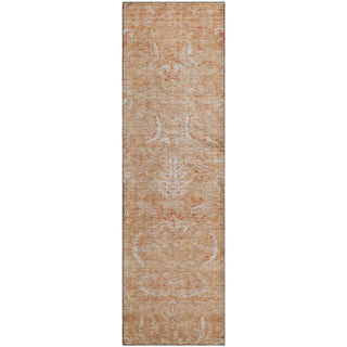 Piper Looms Mayfield Damask AMF1083 Salmon Machine Washable Area Rug Runner Main Image