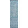 Piper Looms Mayfield Damask AMF1083 Sky Machine Washable Area Rug Runner Main Image