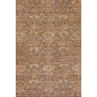 Piper Looms Mayfield Damask AMF1084 Brown Machine Washable Area Rug main image