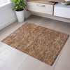 Piper Looms Mayfield Damask AMF1084 Brown Machine Washable Area Rug Scatter Lifestyle Image Feature