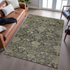 Piper Looms Mayfield Damask AMF1084 Charcoal Machine Washable Area Rug Lifestyle Image Feature