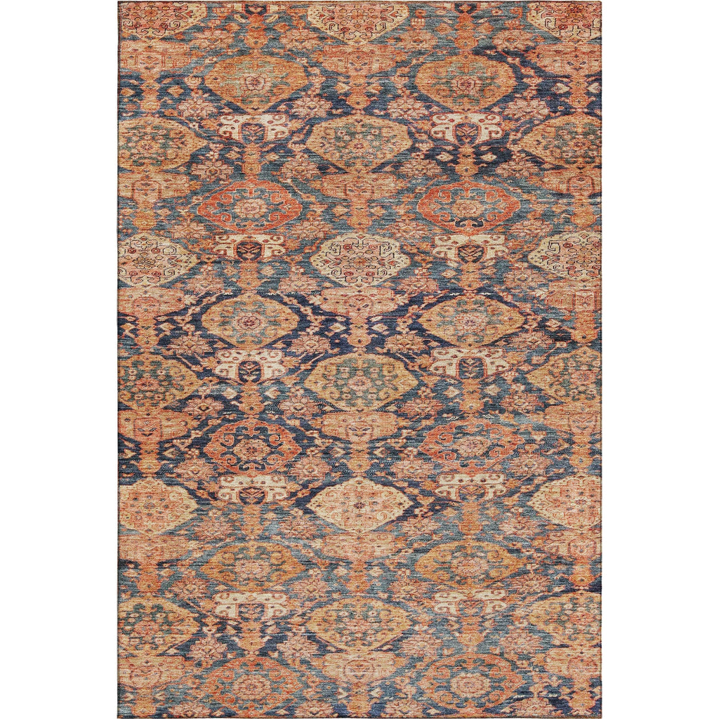 Piper Looms Mayfield Damask AMF1084 Terracotta Machine Washable Area Rug main image
