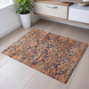 Piper Looms Mayfield Damask AMF1084 Terracotta Machine Washable Area Rug Scatter Lifestyle Image Feature