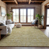 Piper Looms Mayfield Damask AMF1084 Wheat Machine Washable Area Rug Lifestyle Image Feature