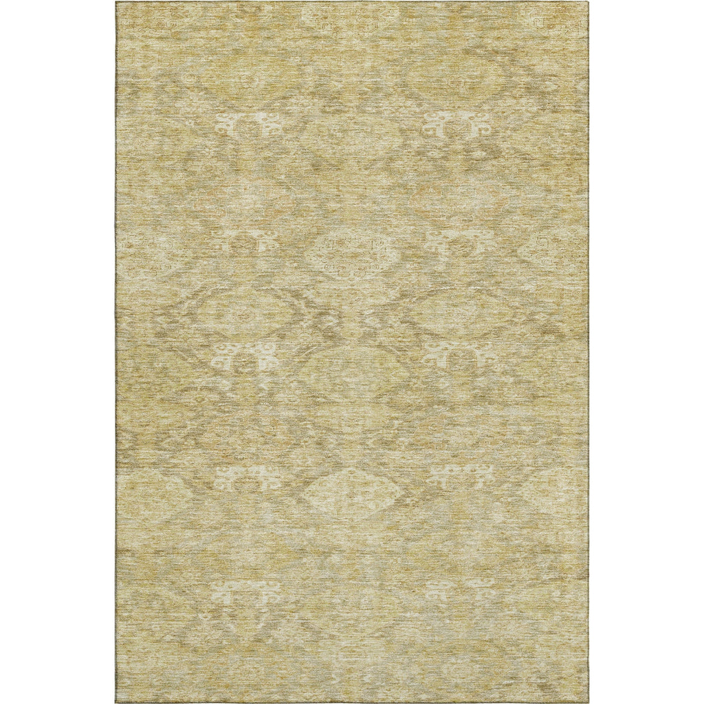 Piper Looms Mayfield Damask AMF1084 Wheat Machine Washable Area Rug main image